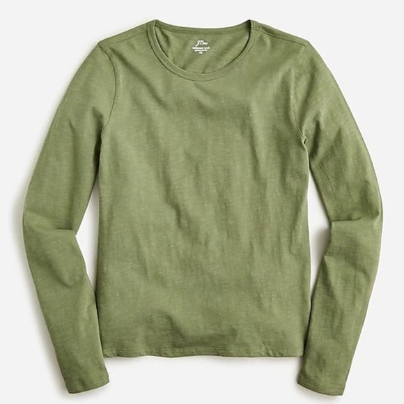 J. Crew Tops - J. Crew Slub cotton long-sleeve T-Shirt 2X